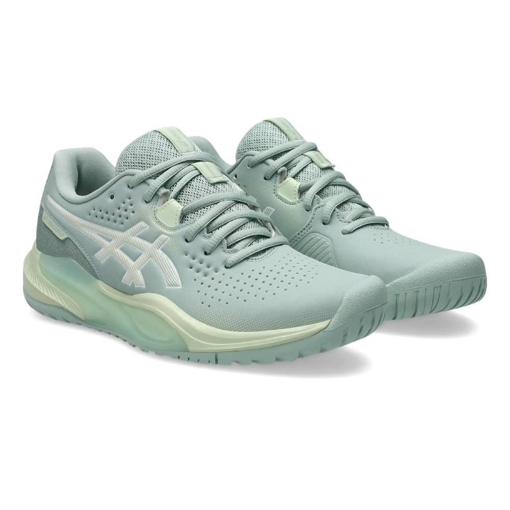 Asics Gel Challenger 15 Women's Tennis Shoe (Lichen Rock/Whisper Green) - RacquetGuys.ca