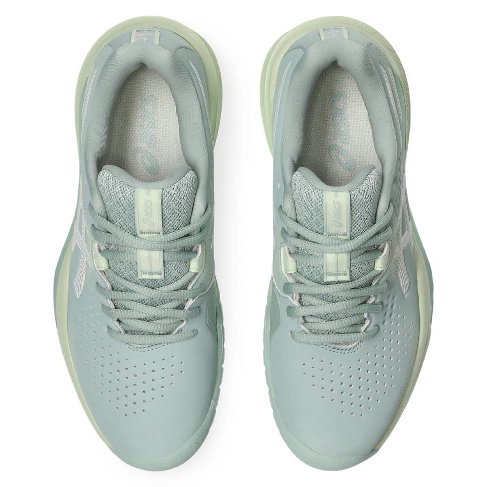 Asics Gel Challenger 15 Women's Tennis Shoe (Lichen Rock/Whisper Green) - RacquetGuys.ca