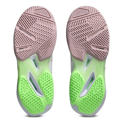 Asics Solution Speed FF 4 Women's Tennis Shoe (White/Morganite)