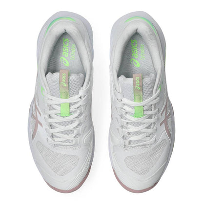 Asics Solution Speed FF 4 Women's Tennis Shoe (White/Morganite)