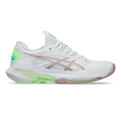 Asics Solution Speed FF 4 Women's Tennis Shoe (White/Morganite)