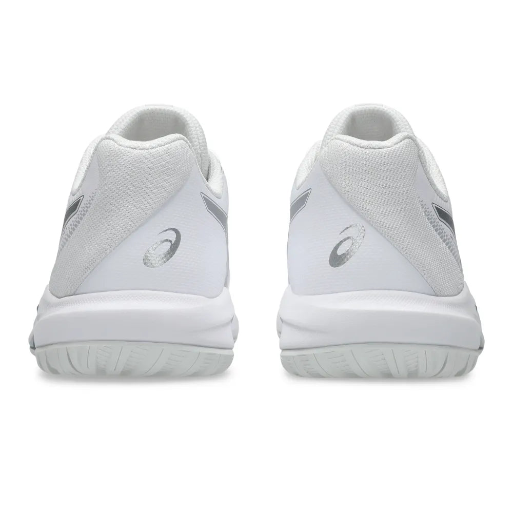 Asics Gel Dedicate 9 Wide Women's Tennis Shoe (White/Pure Silver) - RacquetGuys.ca