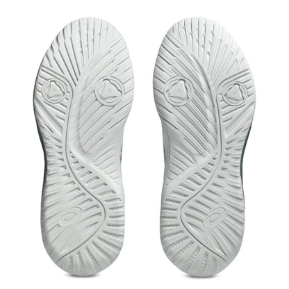 Asics Gel Dedicate 9 Wide Women's Tennis Shoe (White/Pure Silver) - RacquetGuys.ca