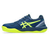 Asics Gel Resolution 9 GS Junior Tennis Shoe (Mako Blue/Safety Yellow) - RacquetGuys.ca