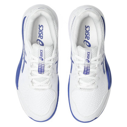 Asics Gel Resolution X  Junior Tennis Shoe (White/Dark Cobalt) - RacquetGuys.ca