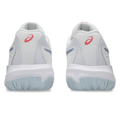 Asics Gel Resolution X GS Junior Tennis Shoe (White/Grey Blue) - RacquetGuys.ca