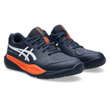 Asics Gel Resolution X GS Junior Tennis Shoe (Midnight/White)