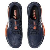 Asics Gel Resolution X GS Junior Tennis Shoe (Midnight/White)