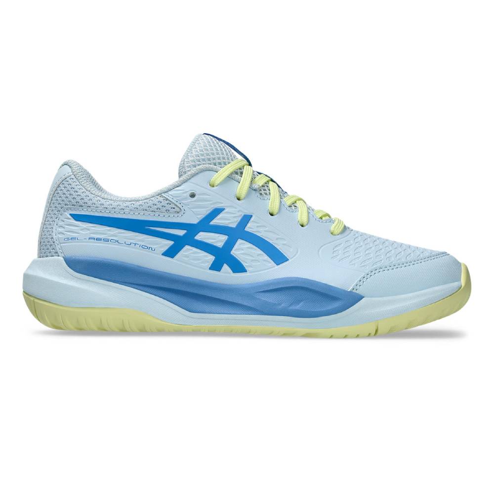 Asics Gel Resolution X Junior Tennis Shoe (Light Blue/Blue Coast) - RacquetGuys.ca