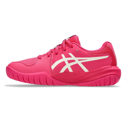 Asics Gel Resolution X Junior Tennis Shoe (Bright Rose/Cream) - RacquetGuys.ca