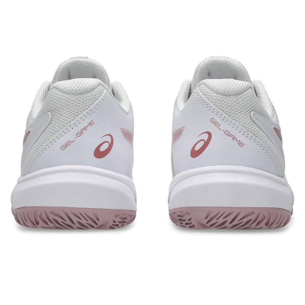 Asics Gel Game GS Junior Tennis Shoe (White/Morganite) - RacquetGuys.ca