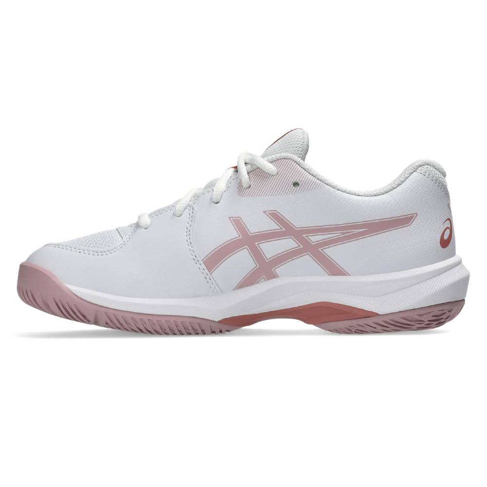 Asics Gel Game GS Junior Tennis Shoe (White/Morganite) - RacquetGuys.ca