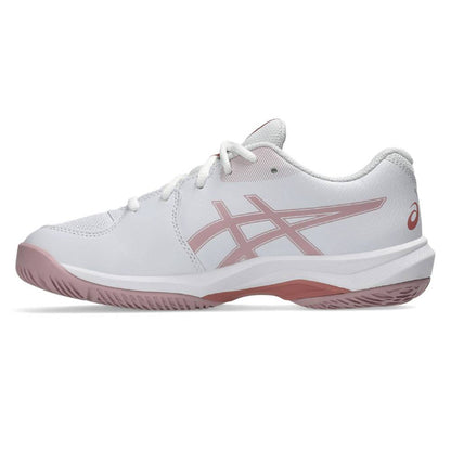Asics Gel Game GS Junior Tennis Shoe (White/Morganite) - RacquetGuys.ca