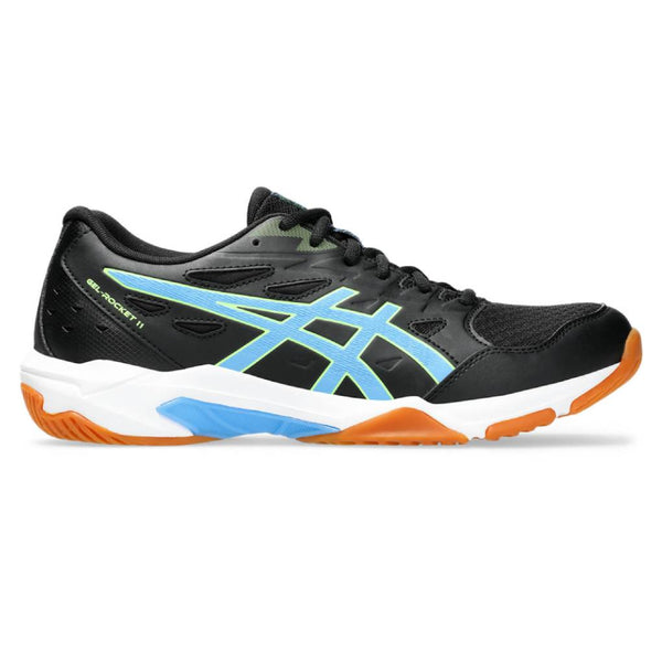 Asics Gel Rocket 11 Men s Indoor Court Shoe Black Waterscape RacquetGuys