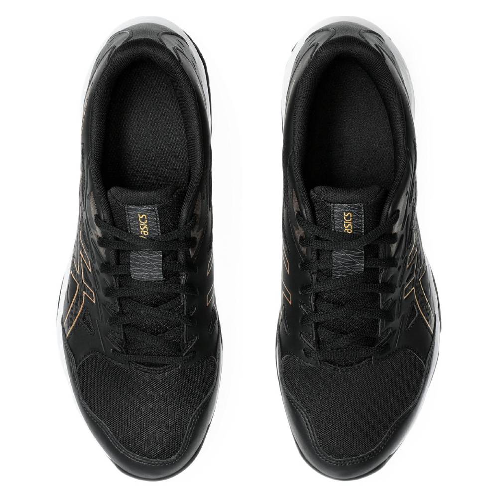 Asics Gel Rocket 11 Men's Indoor Court Shoe (Black/Pure Gold) - RacquetGuys.ca