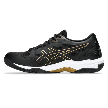 Asics Gel Rocket 11 Men's Indoor Court Shoe (Black/Pure Gold) - RacquetGuys.ca