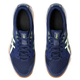 Asics Gel Rocket 11 Men's Indoor Court Shoe (Blue Expanse/Safety Yellow) - RacquetGuys.ca