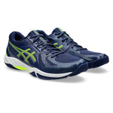 Asics Gel Blade FF Men's Indoor Court Shoe (Blue Expanse/Safety Yellow) - RacquetGuys.ca