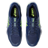 Asics Gel Blade FF Men's Indoor Court Shoe (Blue Expanse/Safety Yellow) - RacquetGuys.ca