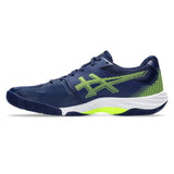 Asics Gel Blade FF Men's Indoor Court Shoe (Blue Expanse/Safety Yellow) - RacquetGuys.ca