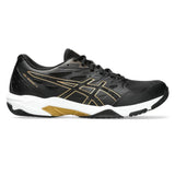 Asics Gel Rocket 11 Wide Men's Indoor Court Shoe (Black/Pure Gold)