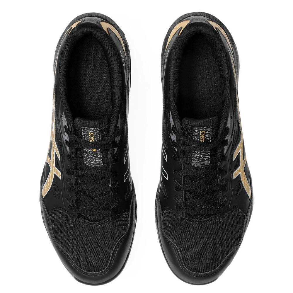 Asics Gel Rocket 11 Wide Men's Indoor Court Shoe (Black/Piedmont Grey) - RacquetGuys.ca