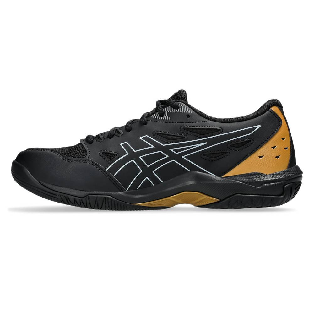 Asics Gel Rocket 11 Wide Men's Indoor Court Shoe (Black/Piedmont Grey) - RacquetGuys.ca