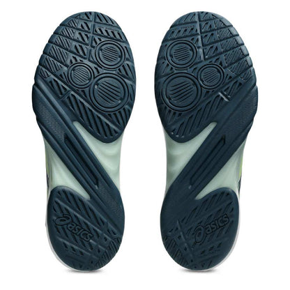 Asics Powerbreak FF Men's Indoor Shoe (White/Tranquil Teal) - RacquetGuys.ca