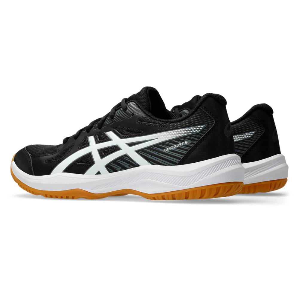 Asics Gel Upcourt 6 Men's Indoor Court Shoe (Black/White) - RacquetGuys.ca