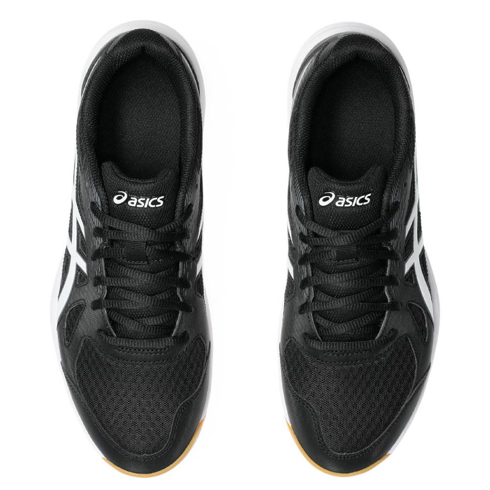 Asics Gel Upcourt 6 Men's Indoor Court Shoe (Black/White) - RacquetGuys.ca