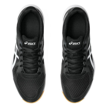 Asics Gel Upcourt 6 Men's Indoor Court Shoe (Black/White) - RacquetGuys.ca
