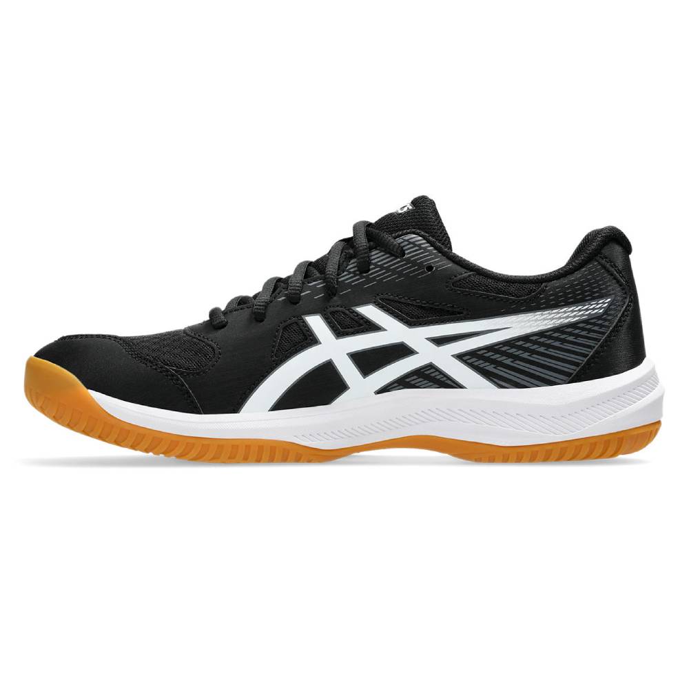 Asics Gel Upcourt 6 Men's Indoor Court Shoe (Black/White) - RacquetGuys.ca