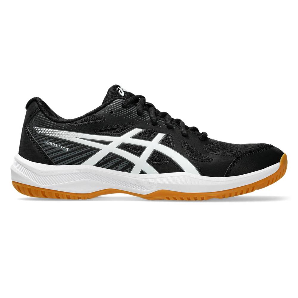 Asics Gel Upcourt 6 Men's Indoor Court Shoe (Black/White) - RacquetGuys.ca