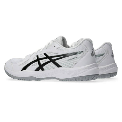 Asics Gel Upcourt 6 Men's Indoor Court Shoe (White/Black) - RacquetGuys.ca