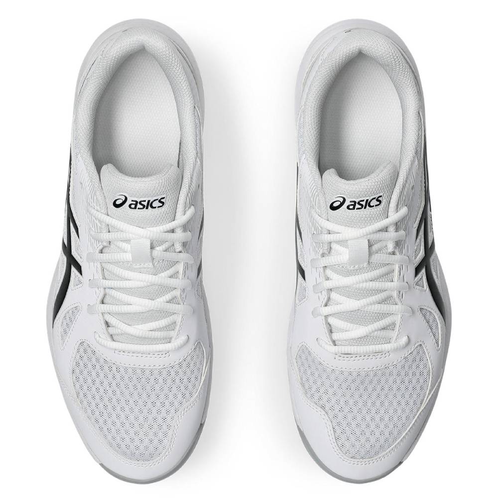 Asics Gel Upcourt 6 Men's Indoor Court Shoe (White/Black) - RacquetGuys.ca