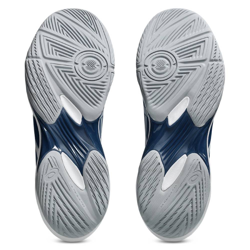 Asics Gel Rocket 12 Men's Indoor Court Shoe (Mako Blue/Piedmont Grey) - RacquetGuys.ca