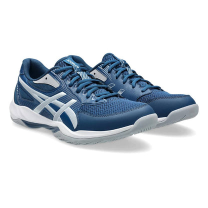 Asics Gel Rocket 12 Men's Indoor Court Shoe (Mako Blue/Piedmont Grey) - RacquetGuys.ca