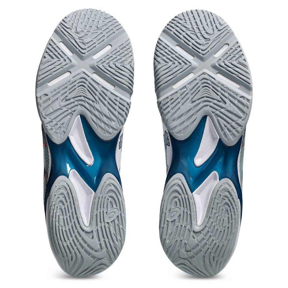 Asics Blade FF 2 Men's Indoor Court Shoe (White/Mako Blue) - RacquetGuys.ca