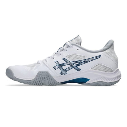 Asics Blade FF 2 Men's Indoor Court Shoe (White/Mako Blue) - RacquetGuys.ca