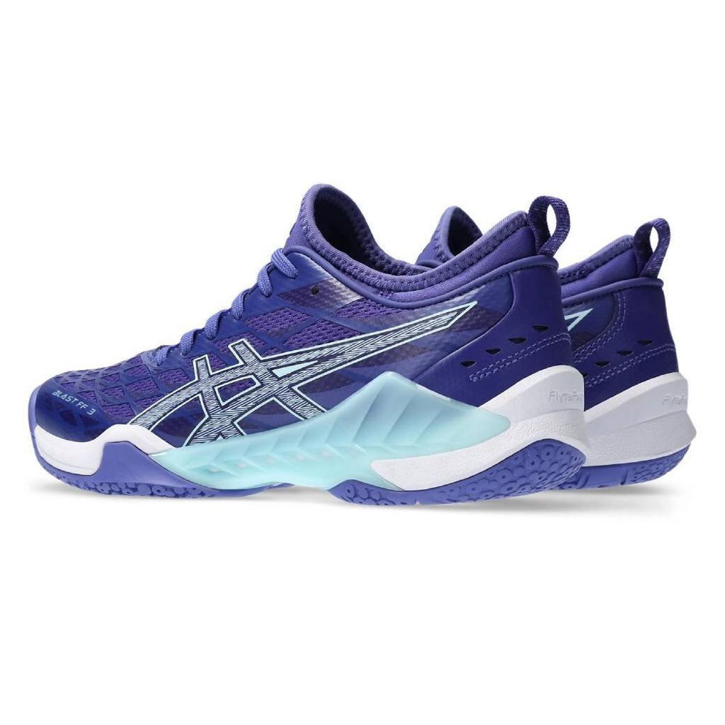 Asics Blast FF 3 Women's Indoor Court Shoe (Eggplant/Aquamarine) - RacquetGuys.ca