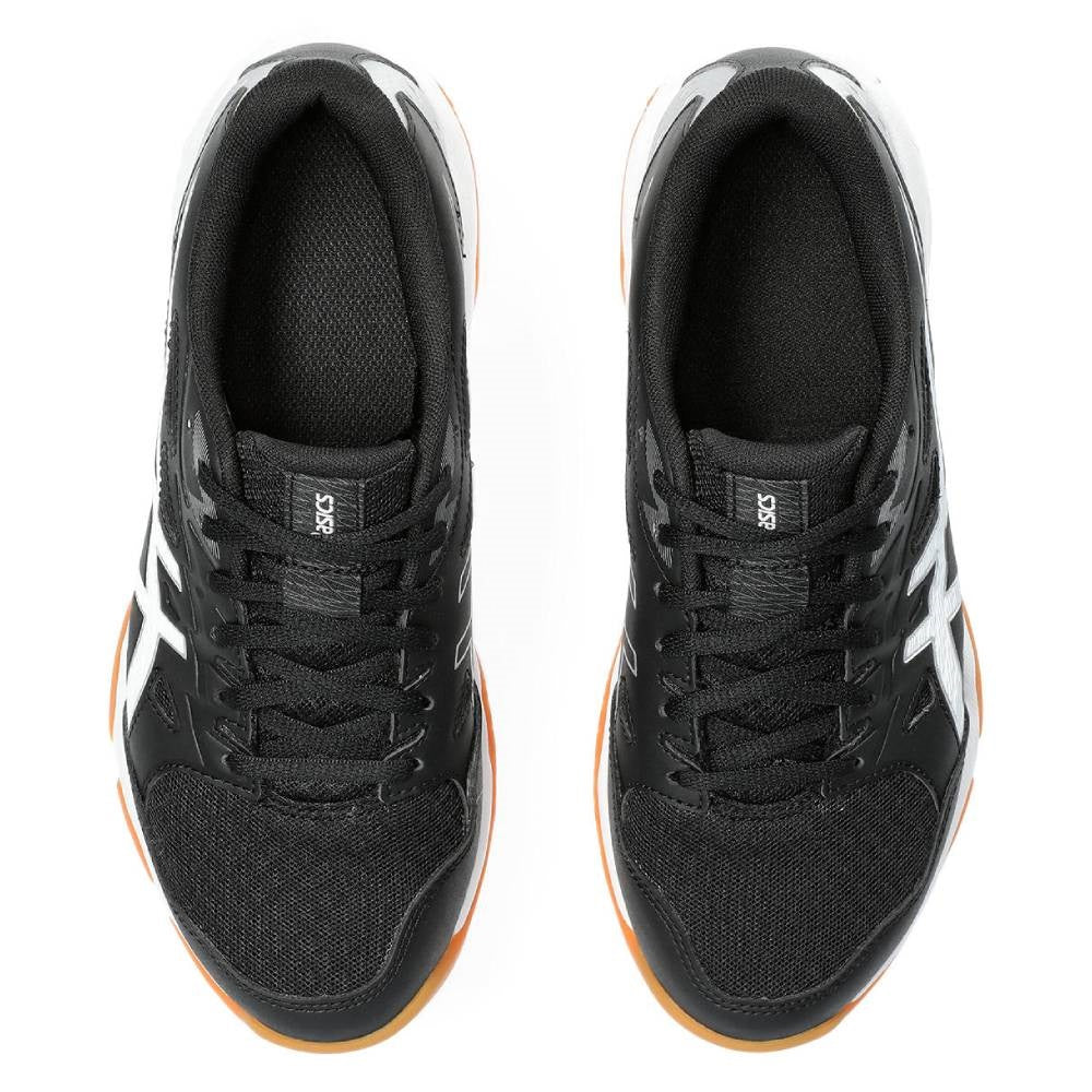 Asics Gel Rocket 11 Women's Indoor Court Shoe (Black/Silver) - RacquetGuys.ca