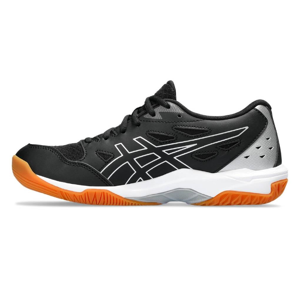 Asics Gel Rocket 11 Women's Indoor Court Shoe (Black/Silver) - RacquetGuys.ca