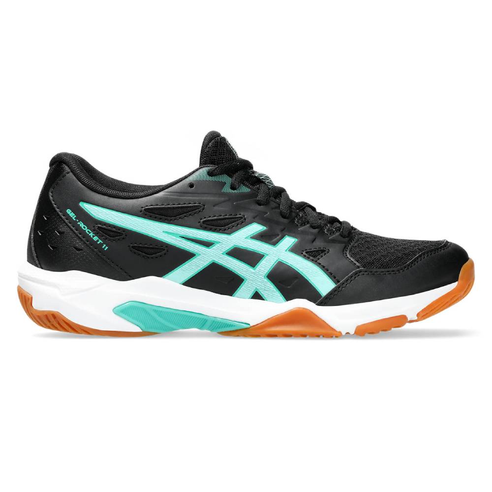 Asics gel rocket white black best sale