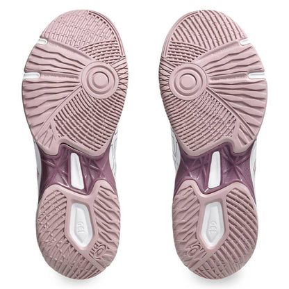 Asics Gel Rocket 11 Women's Indoor Court Shoe (White/Watershed Rose) - RacquetGuys.ca