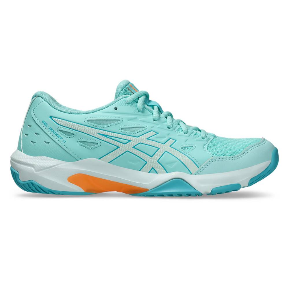 Asics Gel Rocket 11 Women's Indoor Court Shoe (Illuminate Mint/Soothing Sea) - RacquetGuys.ca