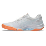 Asics Gel Blade FF Women's Indoor Court Shoe (White/Grey Blue) - RacquetGuys.ca