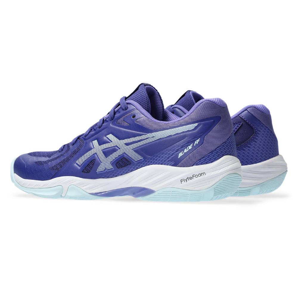 Asics Gel Blade FF Women's Indoor Court Shoe (Purple/Blue) - RacquetGuys.ca