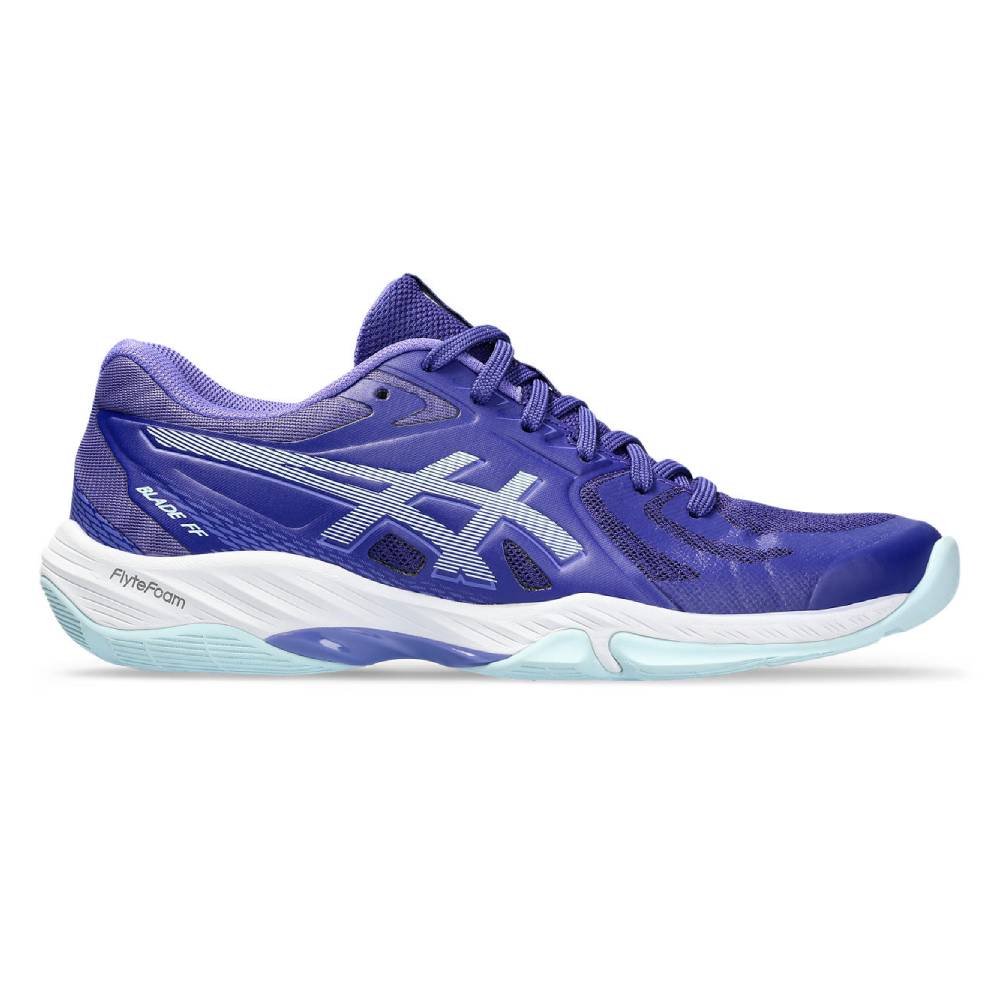 Asics Gel Blade FF Women's Indoor Court Shoe (Purple/Blue) - RacquetGuys.ca
