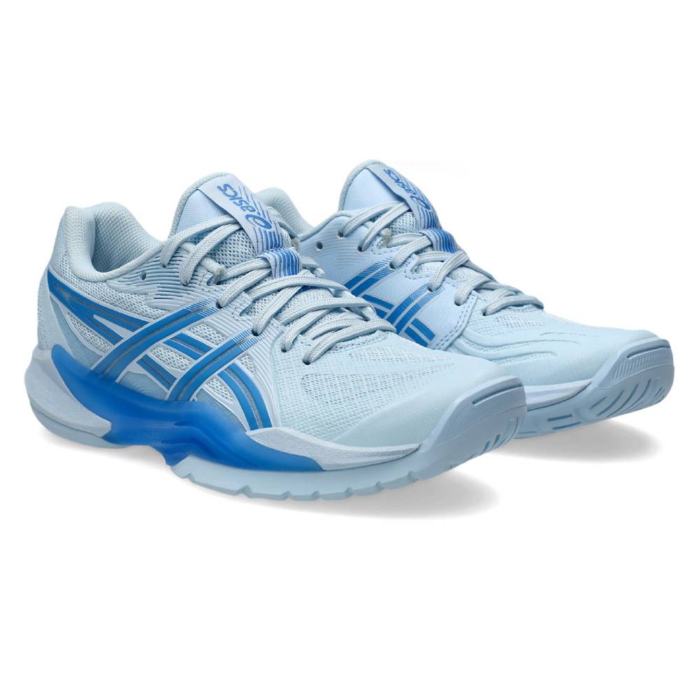Asics Powerbreak FF Women's Indoor Court Shoe (Light Blue/Blue Coast) - RacquetGuys.ca