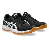 Asics Gel Upcourt 6 Women's Indoor Court Shoe (Black/White) - RacquetGuys.ca